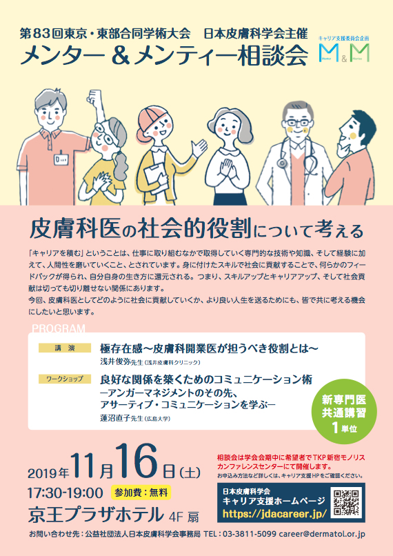 皮膚科医の社会的役割について考える